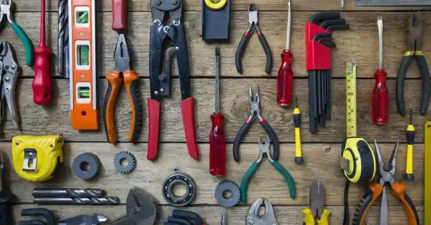 Plumbers Tools on Table