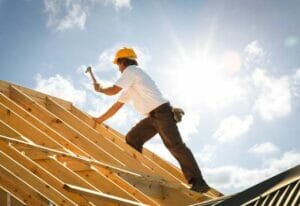 Roofer With Hammer