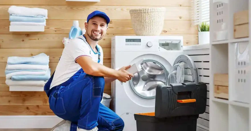 Technician Repairing Appliances