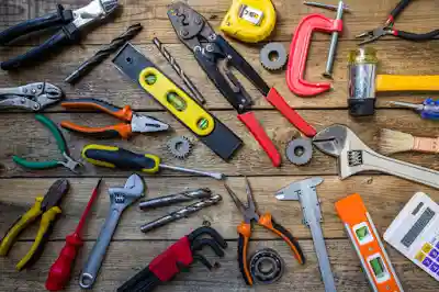 HVAC Tools on Table Top